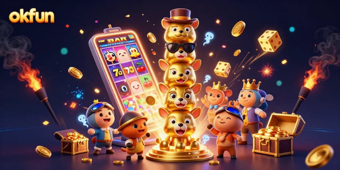 Engage in thrilling jackpots and fun with okfun's vibrant casino games bursting with excitement.