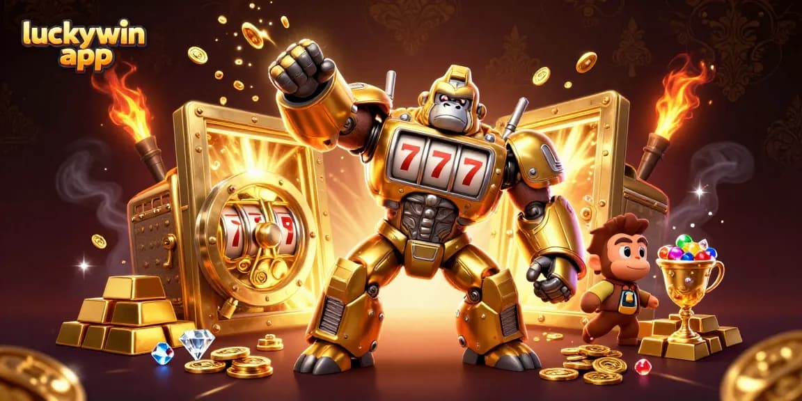 Experience thrilling gameplay with the luckywin app in a vibrant casino setting filled with treasures.