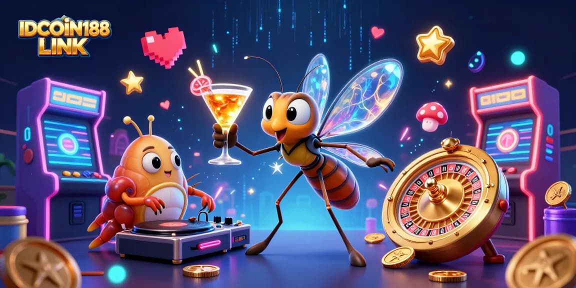 Experience the excitement of IDCOIN188 LINK with vibrant 3D casino characters in action.