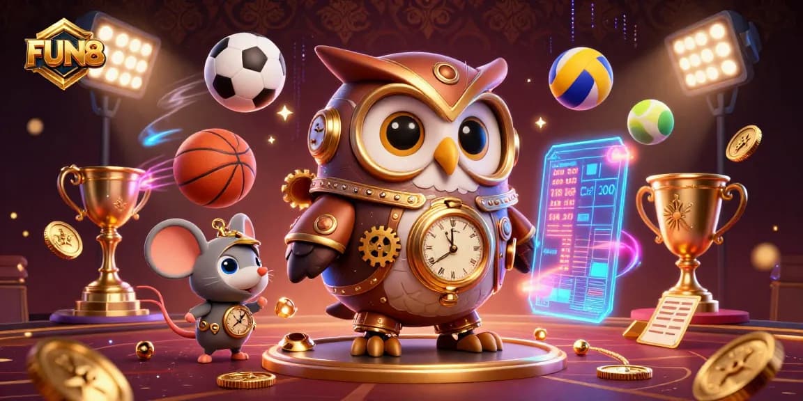 Experience thrilling gameplay and excitement with FUN88 at a dynamic steampunk casino.