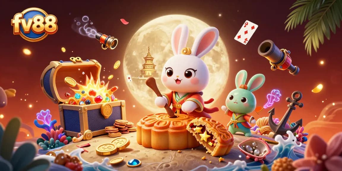 Experience thrilling gameplay at fv88 with exciting moon rabbit characters and bursting treasure elements.