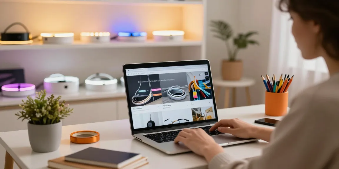 Banda LED with a variety of options available for online shopping, showcasing best deals in e-commerce.