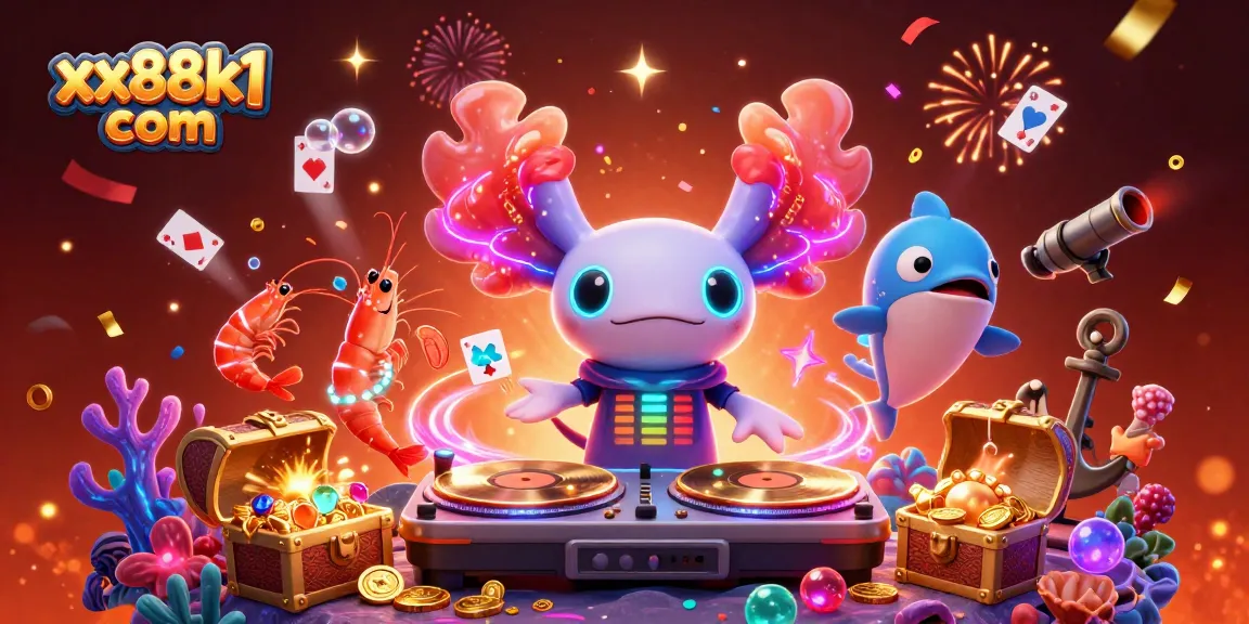 Spin to win with xxx88k1 com in an exciting underwater casino adventure with vibrant characters.