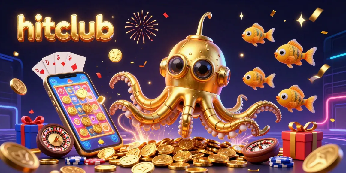 Experience thrilling gaming at hitclub with golden kraken submarine and dynamic slot games.